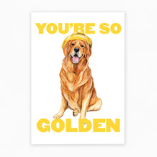 Load image into Gallery viewer, So Golden - Greeting Card 🐶🔆
