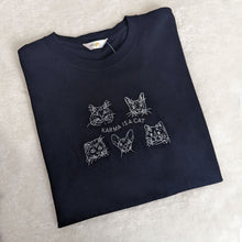Load image into Gallery viewer, Karma is a Cat - Embroidered T-Shirt