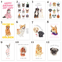 Load image into Gallery viewer, Greeting Card Multi-Pack - 3x Greeting Cards 🐶💖🎂🐈