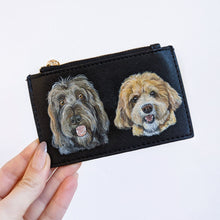 Load image into Gallery viewer, Small Hand-Painted Pet Portrait Leather/Faux Leather Items - Purse, Bag, Wallet