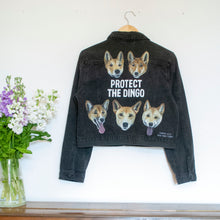 Load image into Gallery viewer, Mini Size Portrait - Adult Custom Pet Portrait Denim Jacket - 1-5 Pets