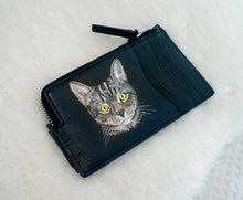 Load image into Gallery viewer, Small Hand-Painted Pet Portrait Leather/Faux Leather Items - Purse, Bag, Wallet