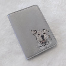 Load image into Gallery viewer, Hand-Painted Pet Portrait Passport Cover, Luggage Set