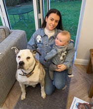 Load image into Gallery viewer, Mini Size Portrait - Adult Custom Pet Portrait Denim Jacket - 1-5 Pets