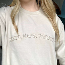 Load image into Gallery viewer, 'Favourite Things' - Embroidered Sweatshirt - Custom Text