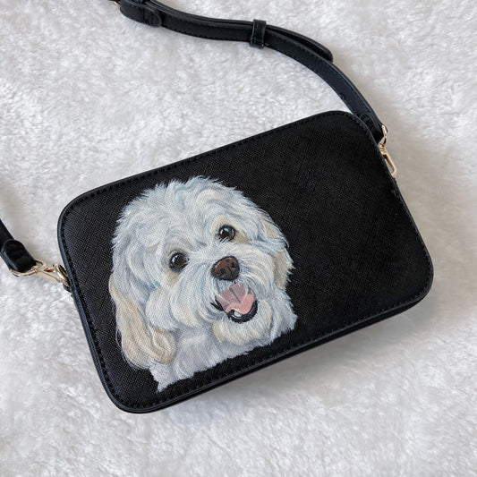 Structured Cross-Body Bag - Faux Leather