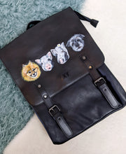 Load image into Gallery viewer, Small Hand-Painted Pet Portrait Leather/Faux Leather Items - Purse, Bag, Wallet
