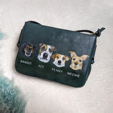 Load image into Gallery viewer, Small Hand-Painted Pet Portrait Leather/Faux Leather Items - Purse, Bag, Wallet
