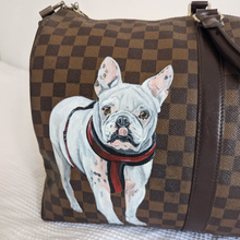 Load image into Gallery viewer, Large Hand-Painted Pet Portrait Leather/Faux Leather Items - Purse, Bag, Wallet