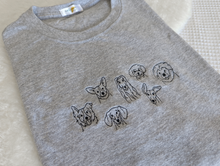 Load image into Gallery viewer, It'll be okay, we have dogs! - Embroidered T-Shirt