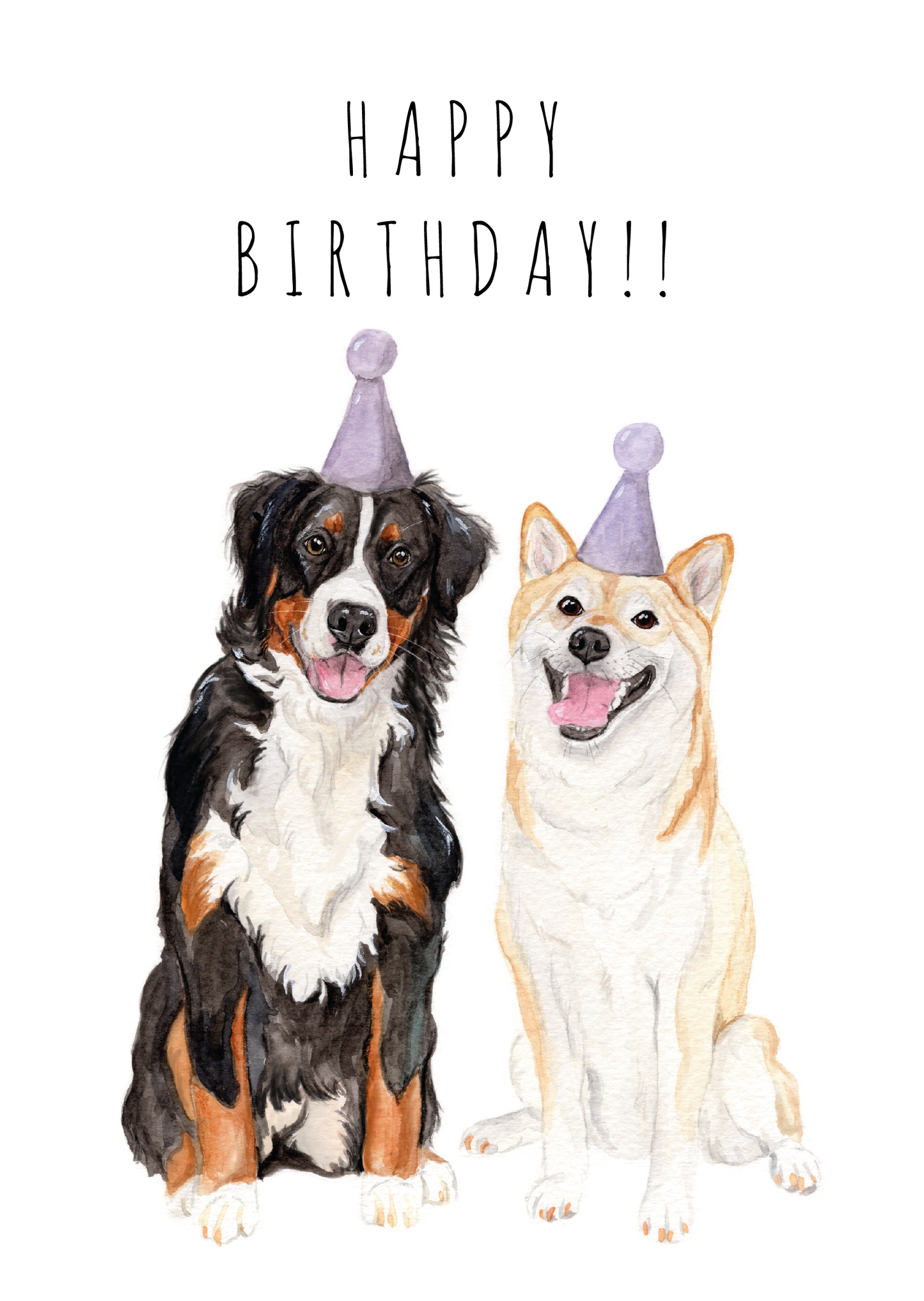 Happy Birthday - Dog Greeting Card 🥳🎂