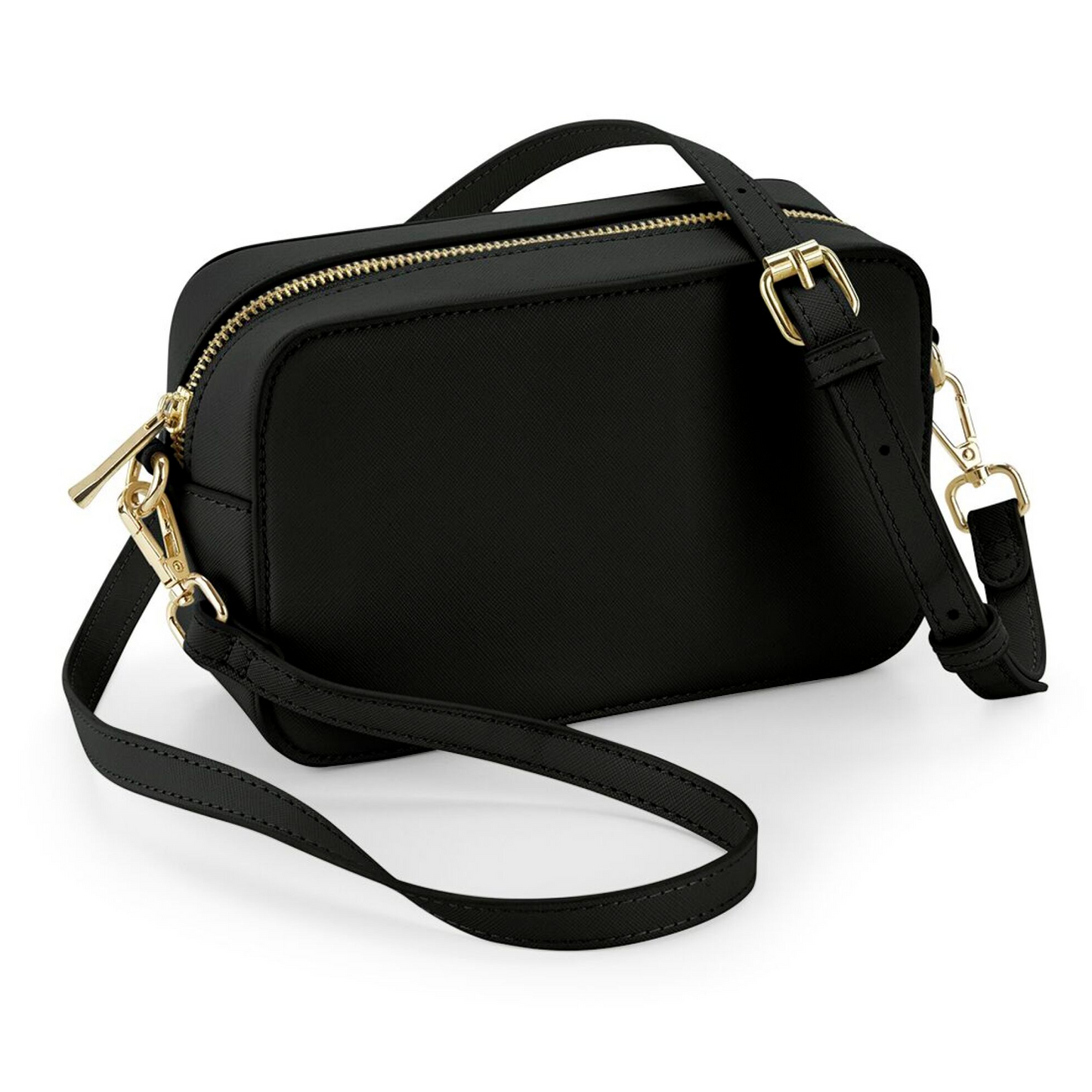 Structured Cross-Body Bag - Faux Leather