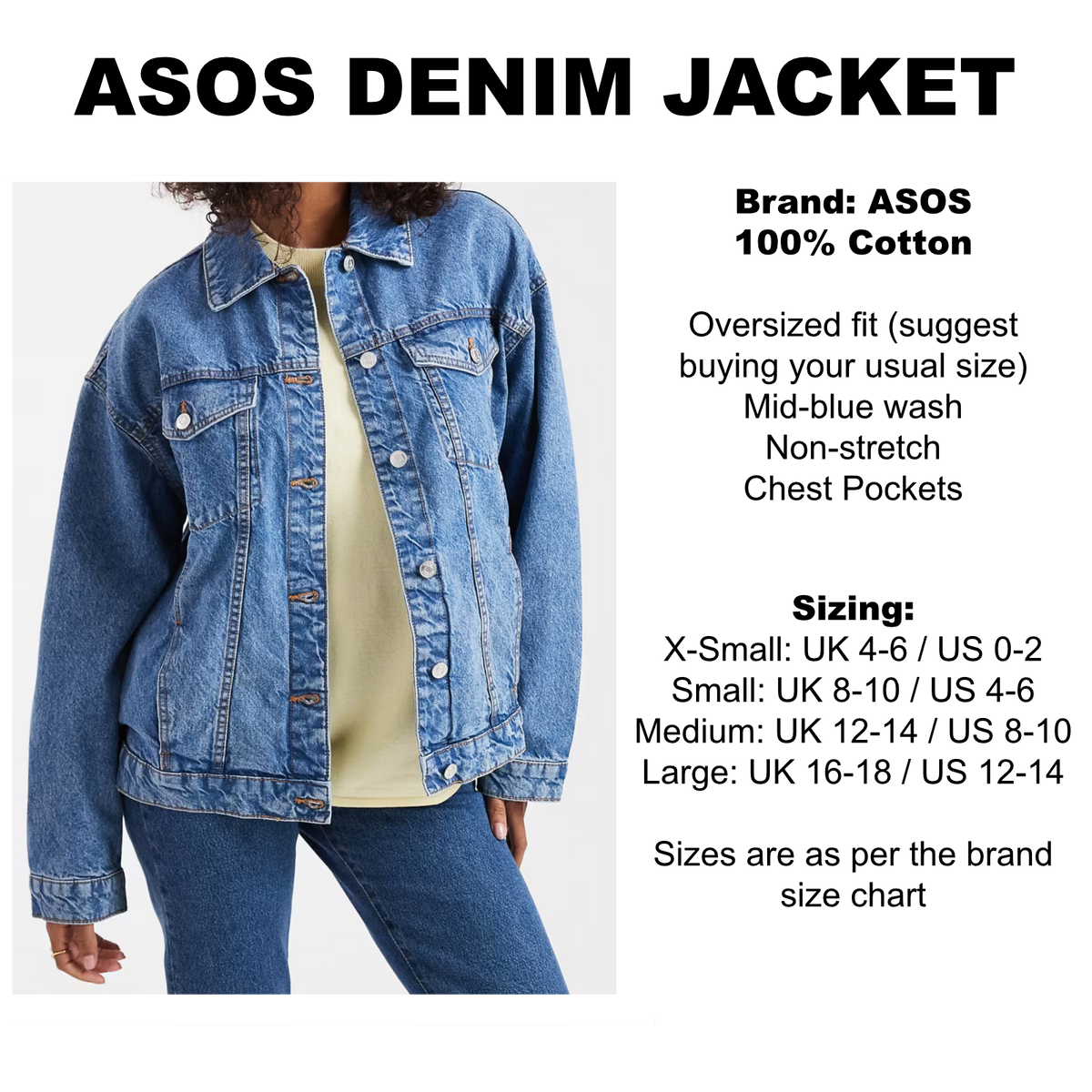 Adult Denim Jacket - Women's - Multiple Styles