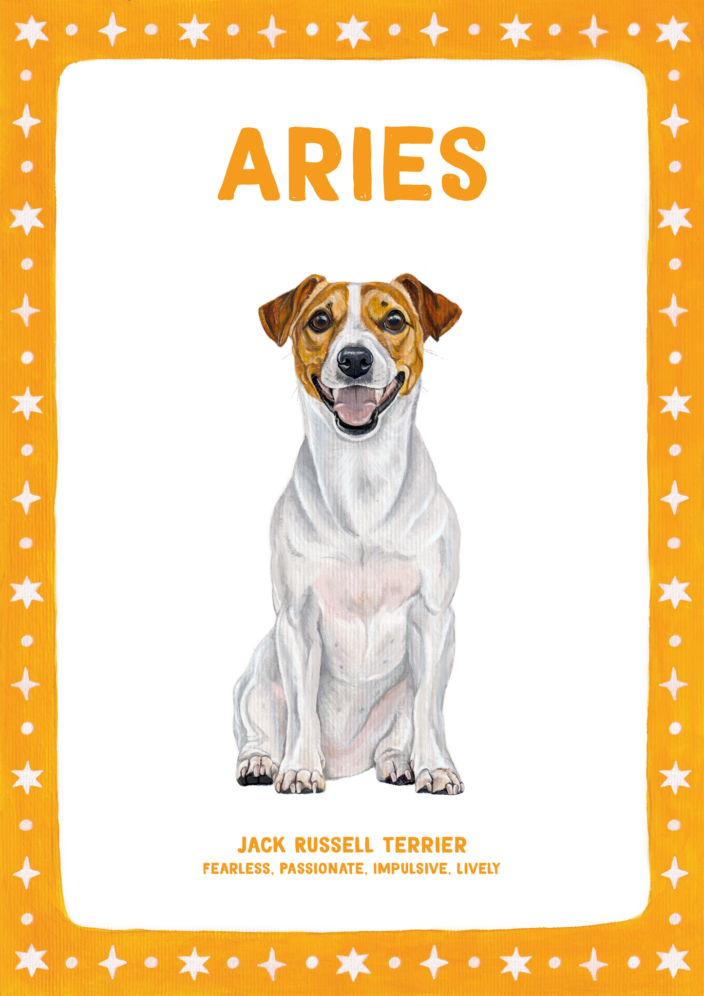 Dog Zodiac Sign - Art Print