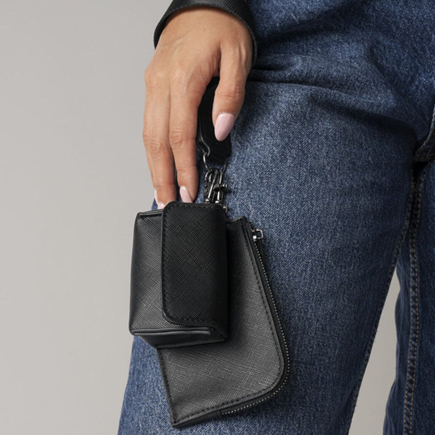 Wristlet Pouch/Purse - Faux Leather