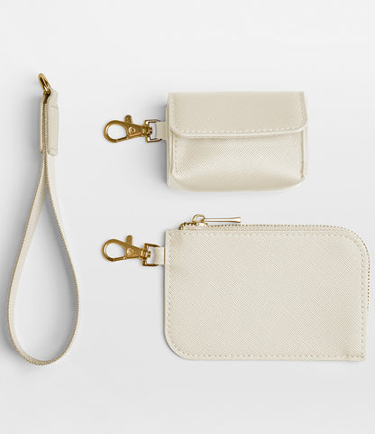 Wristlet Pouch/Purse - Faux Leather