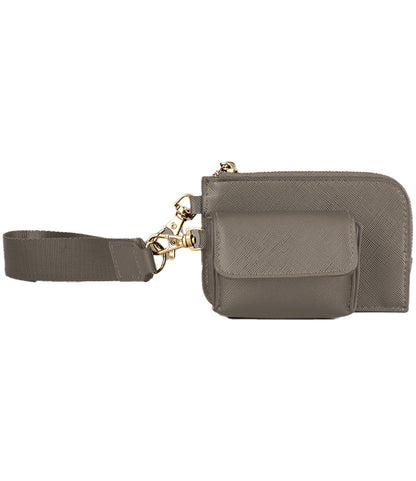 Wristlet Pouch/Purse - Faux Leather