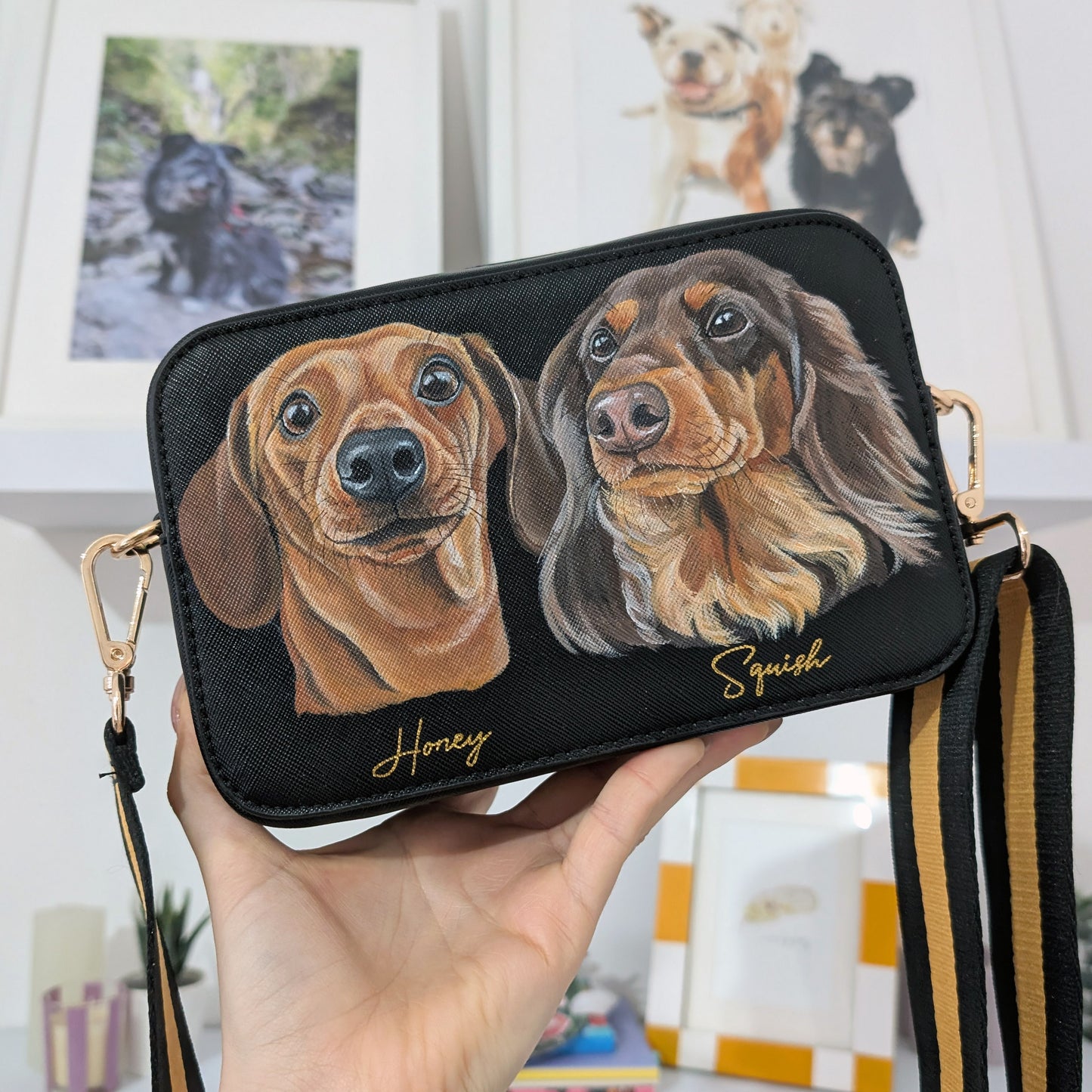 Pet Portrait Leather/Faux Leather Accessories