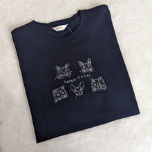 Load image into Gallery viewer, Karma is a Cat - Embroidered T-Shirt
