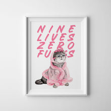 Load image into Gallery viewer, Nine Lives - Art Print
