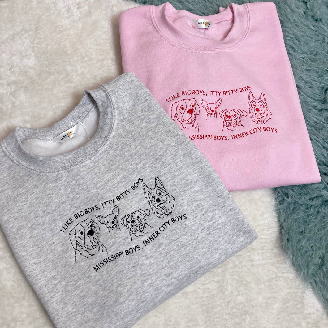 Lizzo Boys - Embroidered Sweatshirt