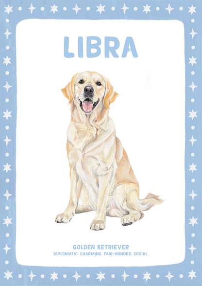 Dog Zodiac Sign - Art Print