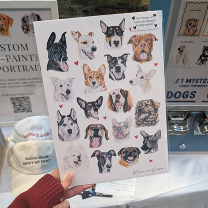 Rescue Dogs - Art Print