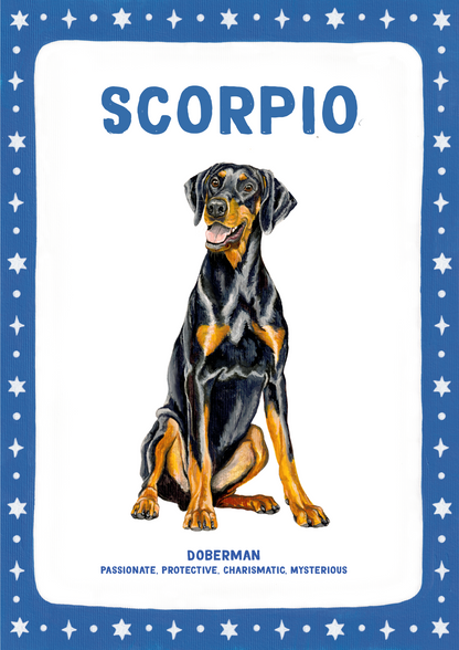 Dog Zodiac Sign - Art Print