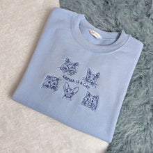Load image into Gallery viewer, Karma is a Cat - Embroidered Sweatshirt
