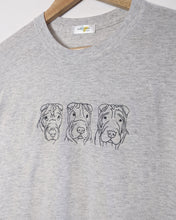 Load image into Gallery viewer, Custom Embroidered Pet Portrait T-Shirt
