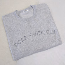 Load image into Gallery viewer, &#39;Favourite Things&#39; - Embroidered Sweatshirt - Custom Text
