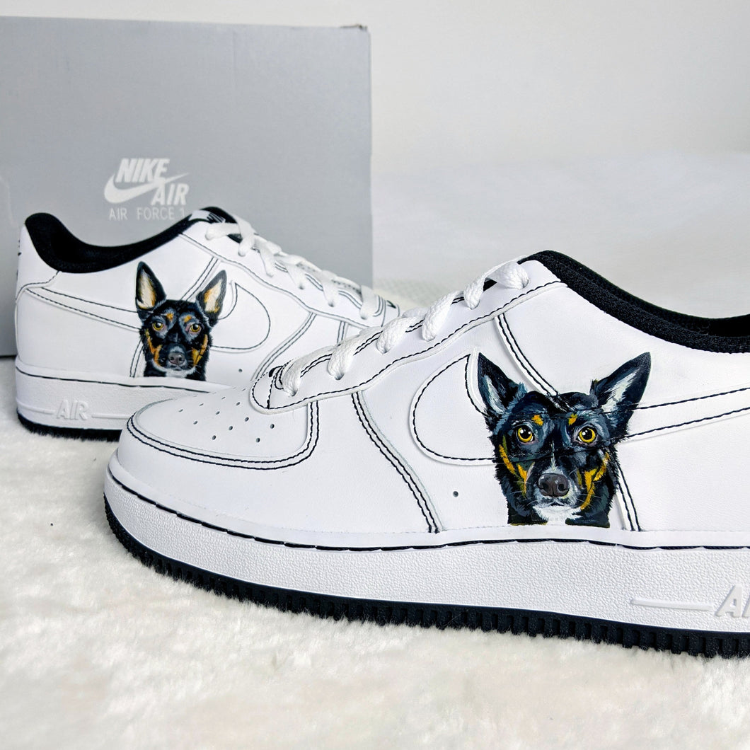 Hand-Painted Pet Portrait Trainers/Sneakers