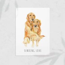 Load image into Gallery viewer, Sending Love - Dog Greeting Card 🤗🐶
