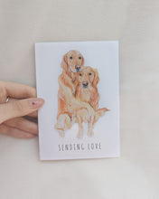 Load image into Gallery viewer, Sending Love - Dog Greeting Card 🤗🐶
